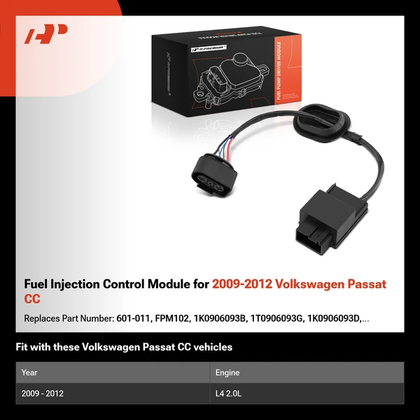 Fuel Injection Control Module for 2009-2012 Volkswagen Passat CC