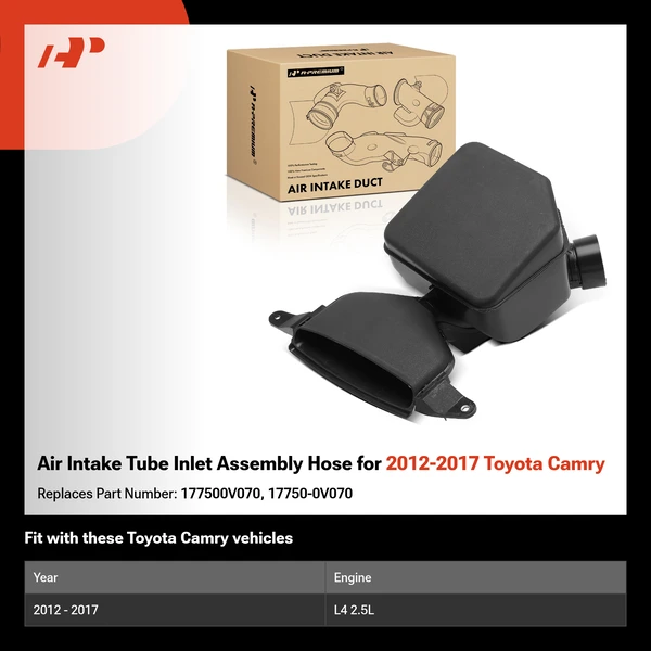 Air Intake Tube Inlet Assembly Hose for 2012-2017 Toyota Camry