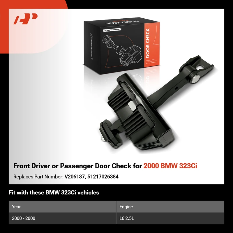 Front Driver or Passenger Door Check for 2000 BMW 323Ci
