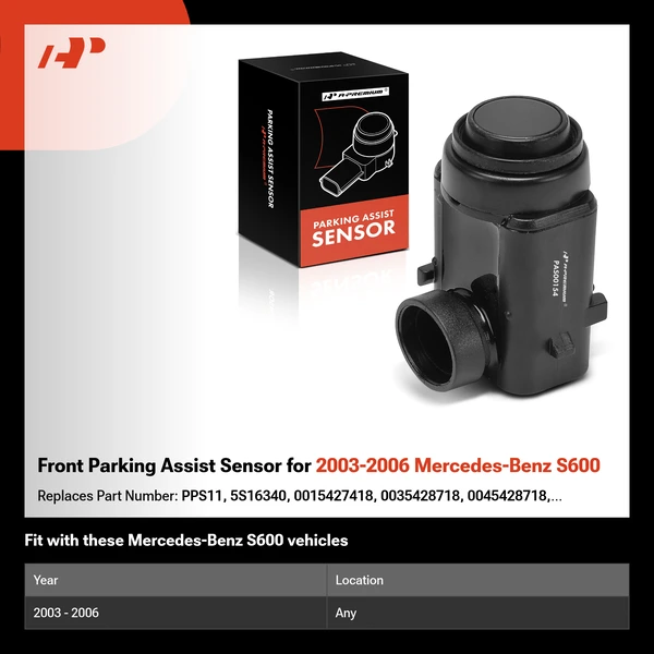 Front Parking Assist Sensor for 2003-2006 Mercedes-Benz S600