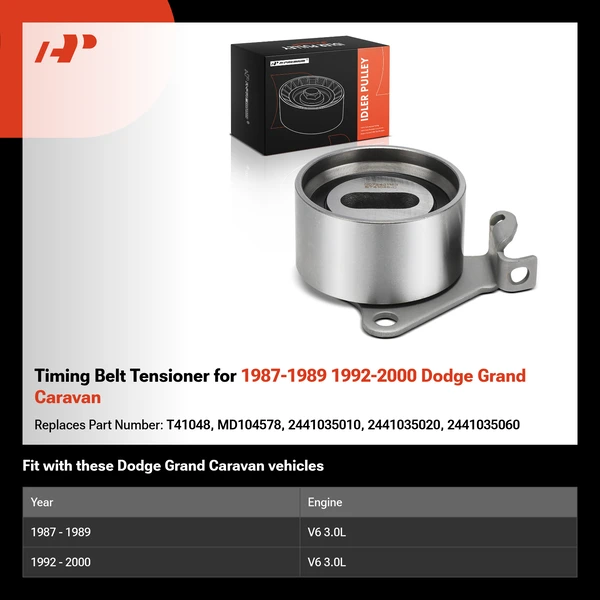 Timing Belt Tensioner for 1987-1989 1992-2000 Dodge Grand Caravan