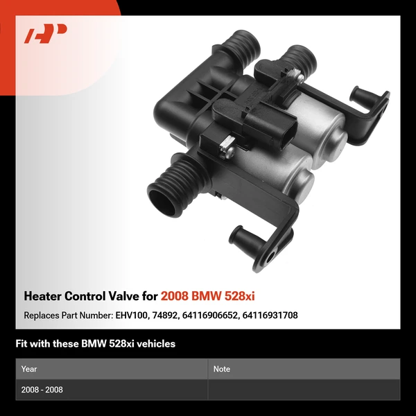 Heater Control Valve for 2008 BMW 528xi
