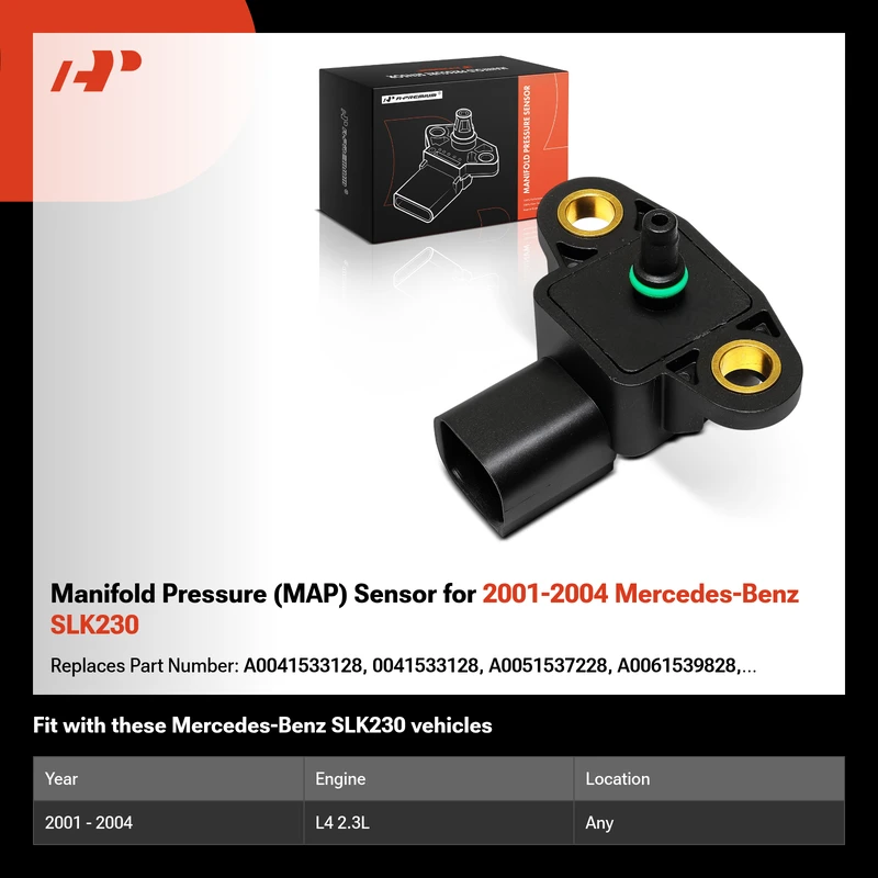 Manifold Pressure (MAP) Sensor for 2001-2004 Mercedes-Benz SLK230