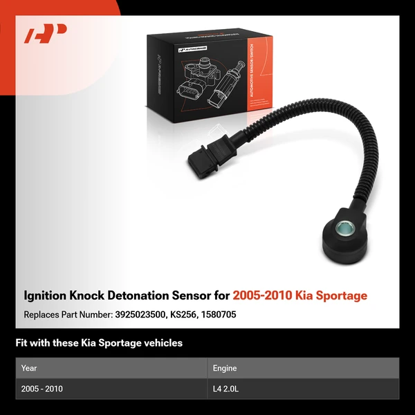 Ignition Knock Detonation Sensor for 2005-2010 Kia Sportage