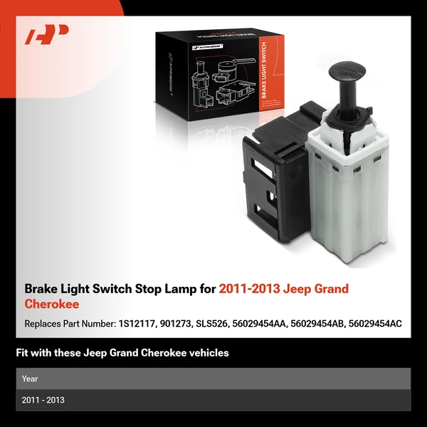 Brake Light Switch Stop Lamp for 2011-2013 Jeep Grand Cherokee