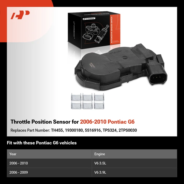 Throttle Position Sensor for 2006-2010 Pontiac G6
