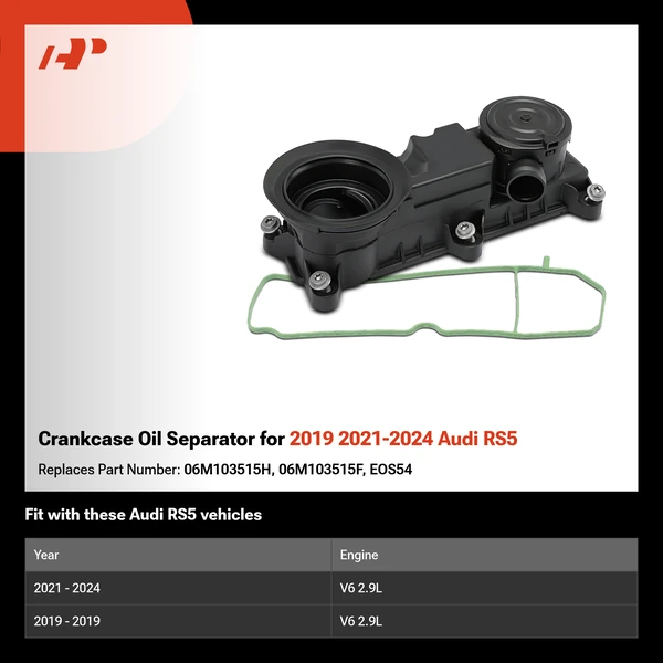 Crankcase Oil Separator for 2019 2021-2024 Audi RS5