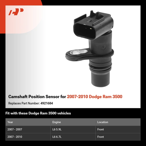 Camshaft Position Sensor for 2007-2010 Dodge Ram 3500