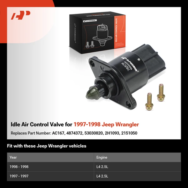 Idle Air Control Valve for 1997-1998 Jeep Wrangler