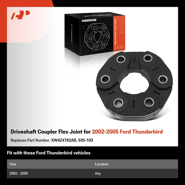 Driveshaft Coupler Flex Joint for 2002-2005 Ford Thunderbird