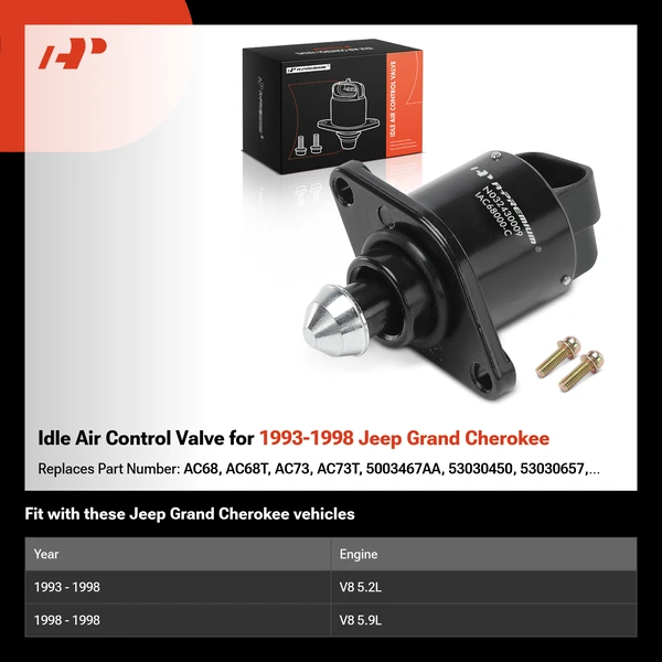 Idle Air Control Valve for 1993-1998 Jeep Grand Cherokee