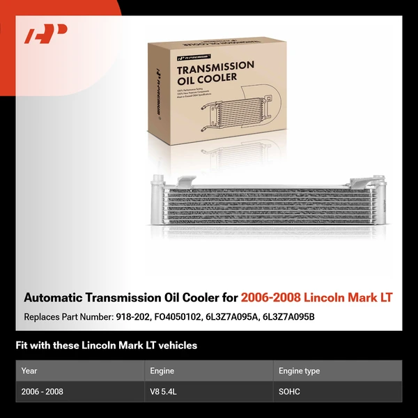 Automatic Transmission Oil Cooler for 2006-2008 Lincoln Mark LT