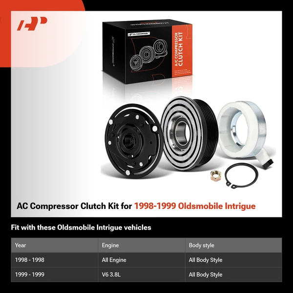 AC Compressor Clutch Kit for 1998-1999 Oldsmobile Intrigue