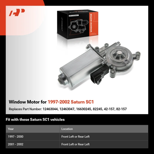 Window Motor for 1997-2002 Saturn SC1