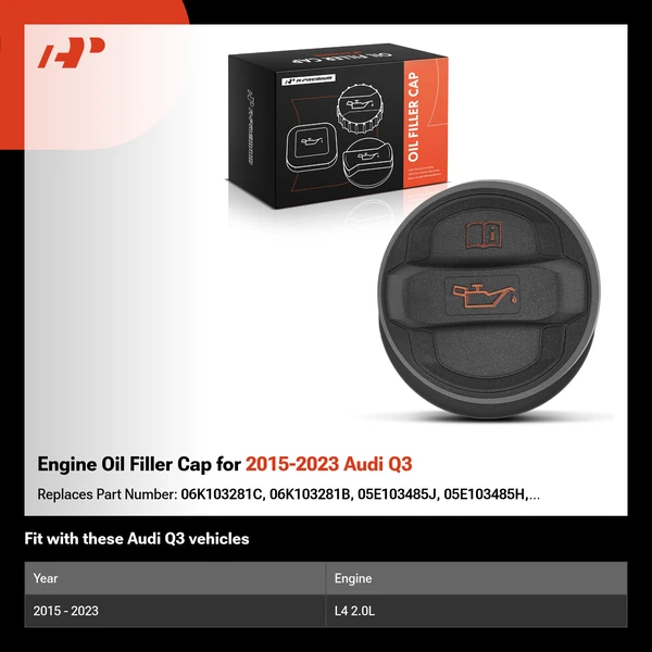 Engine Oil Filler Cap for 2015-2023 Audi Q3