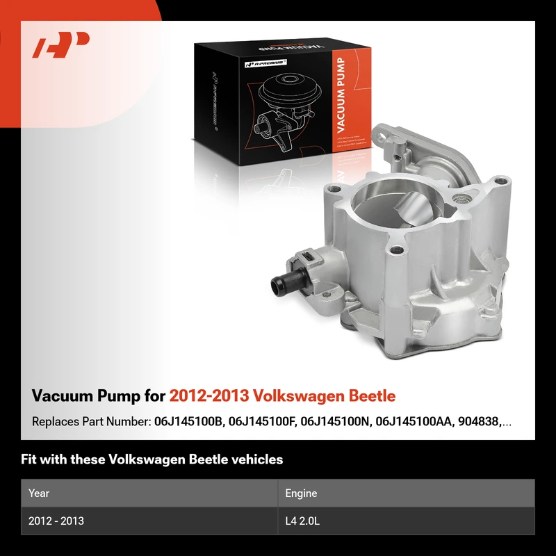 Vacuum Pump for 2012-2013 Volkswagen Beetle
