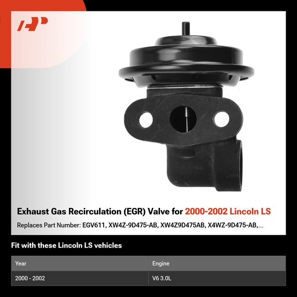 Exhaust Gas Recirculation (EGR) Valve for 2000-2002 Lincoln LS