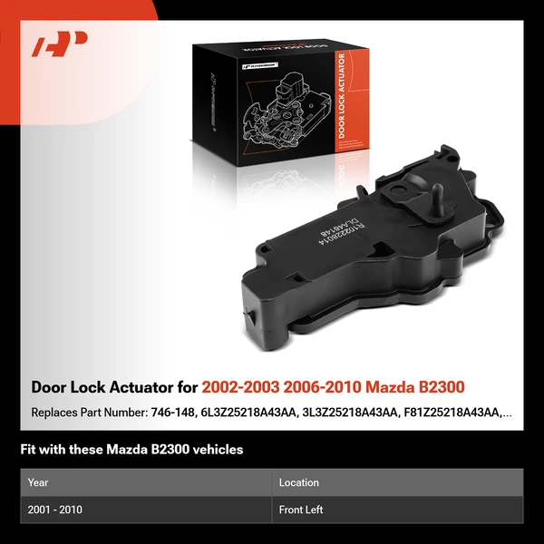 Door Lock Actuator for 2002-2003 2006-2010 Mazda B2300
