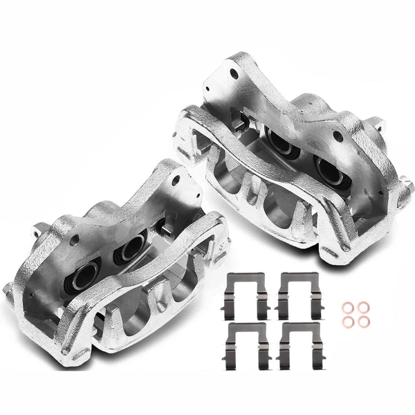 2-PC Brake Caliper, Front Driver & Passenger, 1-Piston, A-Premium APBC2504