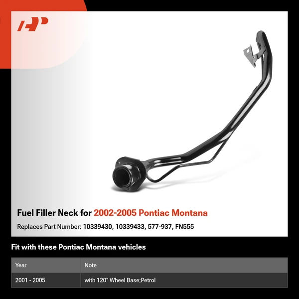 Fuel Filler Neck for 2002-2005 Pontiac Montana