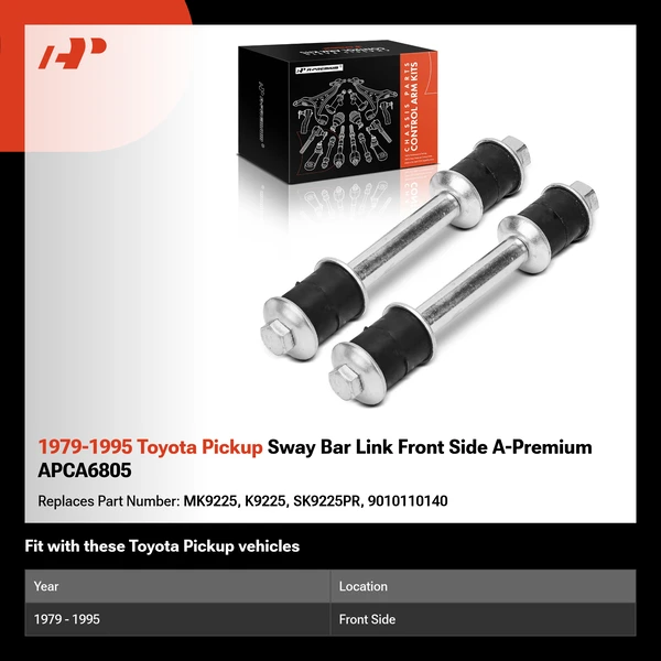 1979-1995 Toyota Pickup Sway Bar Link Front Side A-Premium APCA6805