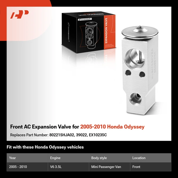 Front AC Expansion Valve for 2005-2010 Honda Odyssey