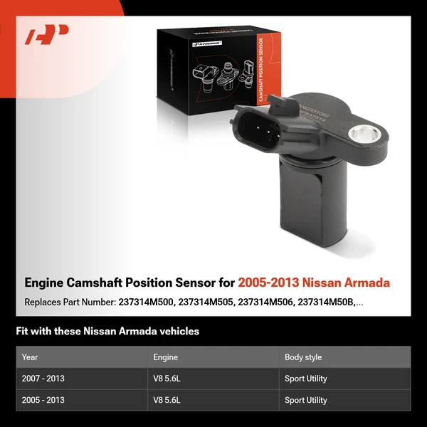 Engine Camshaft Position Sensor for 2005-2013 Nissan Armada