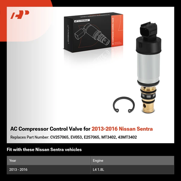 AC Compressor Control Valve for 2013-2016 Nissan Sentra