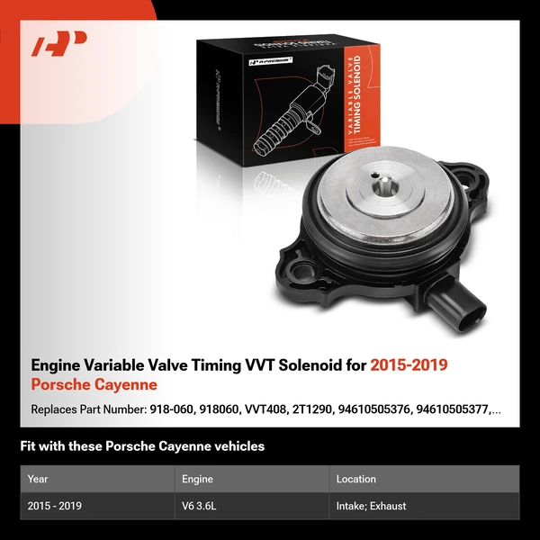Engine Variable Valve Timing VVT Solenoid for 2015-2019 Porsche Cayenne