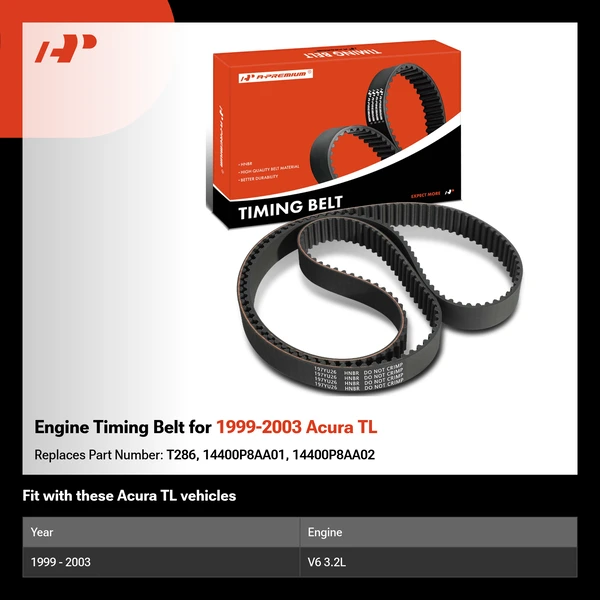 Engine Timing Belt for 1999-2003 Acura TL