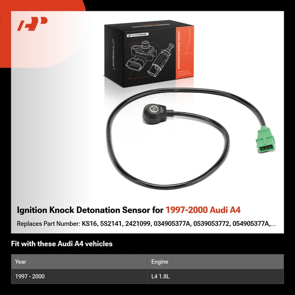 Ignition Knock Detonation Sensor for 1997-2000 Audi A4