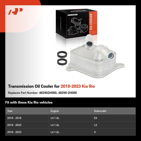 Transmission Oil Cooler for 2018-2023 Kia Rio