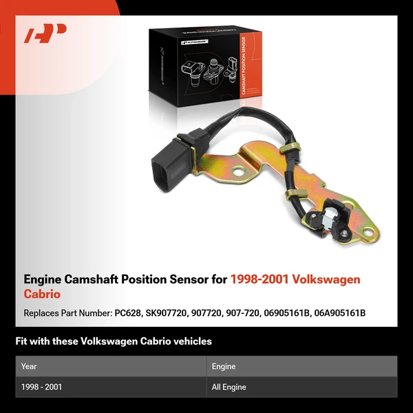 Engine Camshaft Position Sensor for 1998-2001 Volkswagen Cabrio