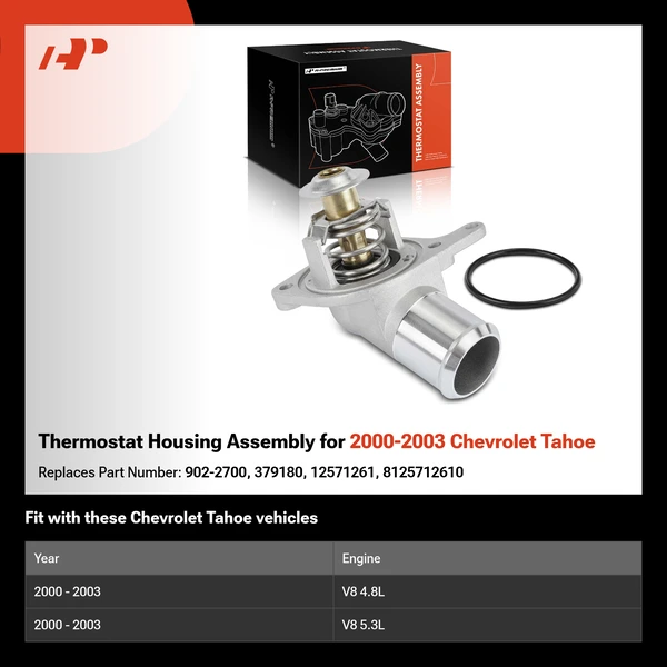 Thermostat Housing Assembly for 2000-2003 Chevrolet Tahoe