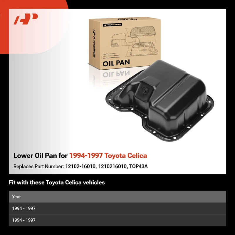 Lower Oil Pan for 1994-1997 Toyota Celica