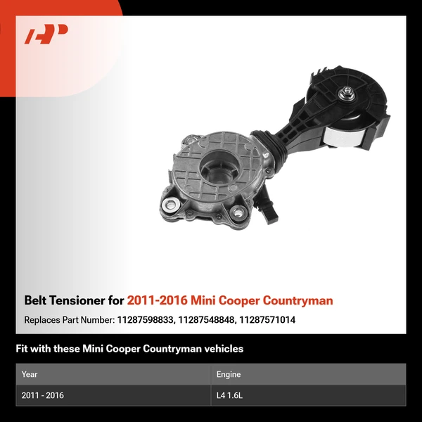 Belt Tensioner for 2011-2016 Mini Cooper Countryman