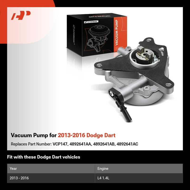 Vacuum Pump for 2013-2016 Dodge Dart