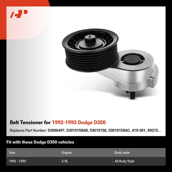 Belt Tensioner for 1992-1993 Dodge D350