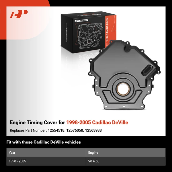 Engine Timing Cover for 1998-2005 Cadillac DeVille