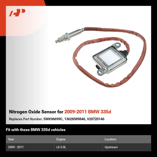 Nitrogen Oxide Sensor for 2009-2011 BMW 335d