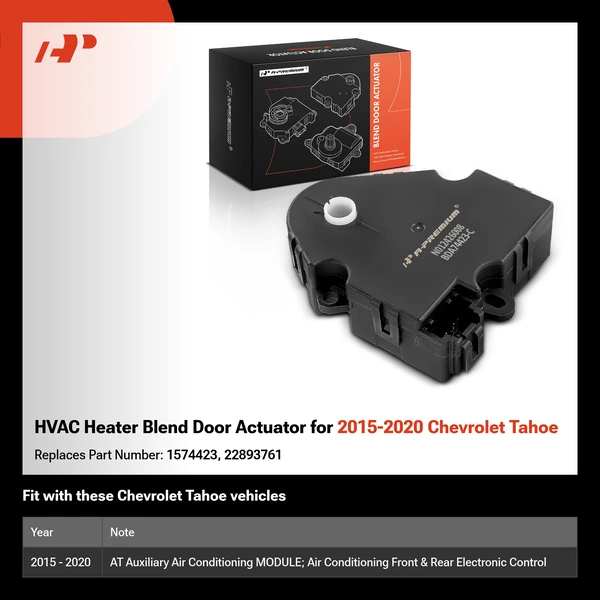 HVAC Heater Blend Door Actuator for 2015-2020 Chevrolet Tahoe