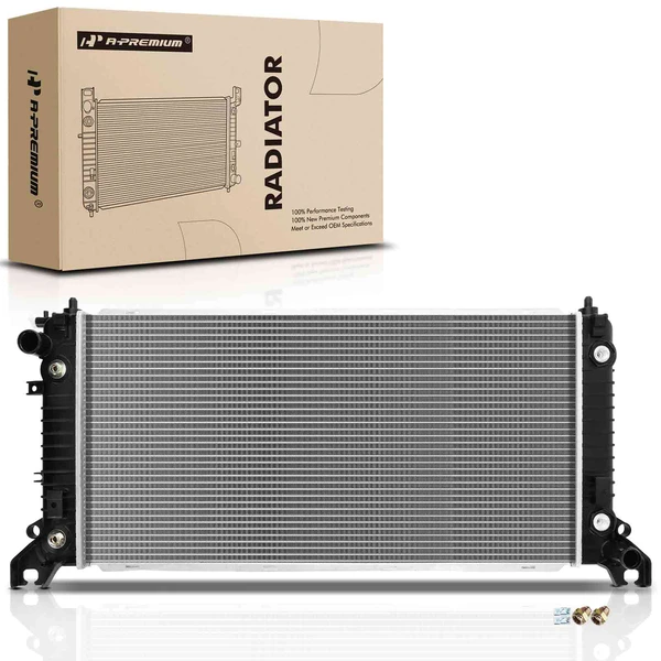 Aluminum Radiator with Oil Cooler for 2014-2018 GMC Sierra 1500