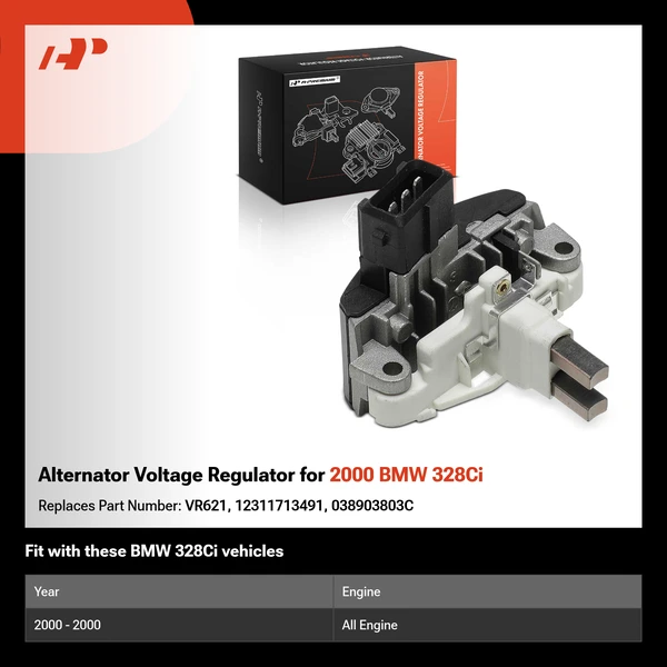 Alternator Voltage Regulator for 2000 BMW 328Ci