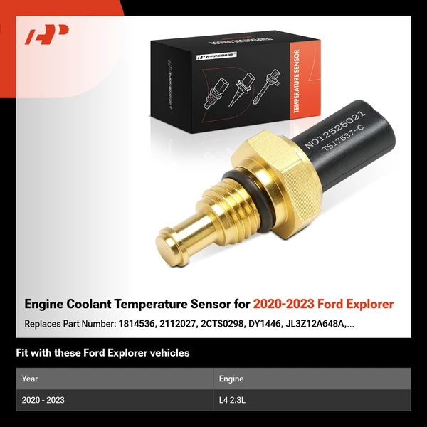 Engine Coolant Temperature Sensor for 2020-2023 Ford Explorer
