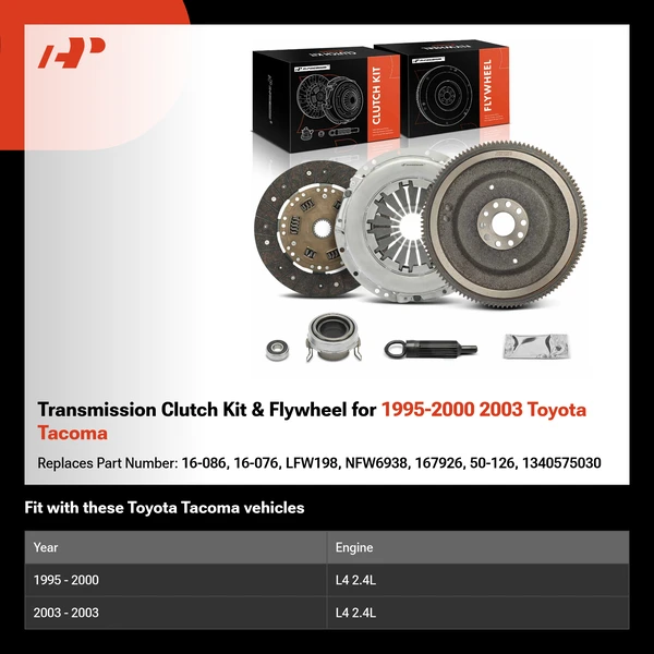 Transmission Clutch Kit & Flywheel for 1995-2000 2003 Toyota Tacoma