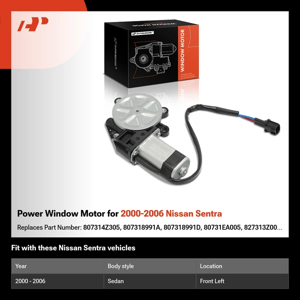 Power Window Motor for 2000-2006 Nissan Sentra