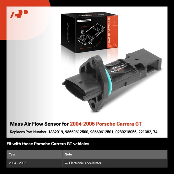 Mass Air Flow Sensor for 2004-2005 Porsche Carrera GT
