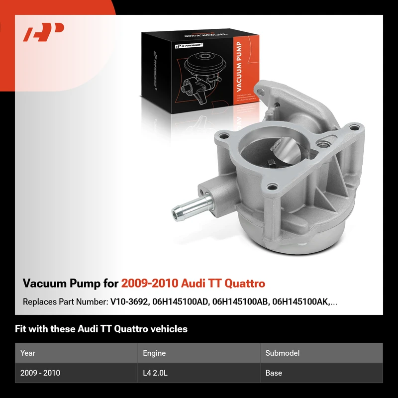 Vacuum Pump for 2009-2010 Audi TT Quattro