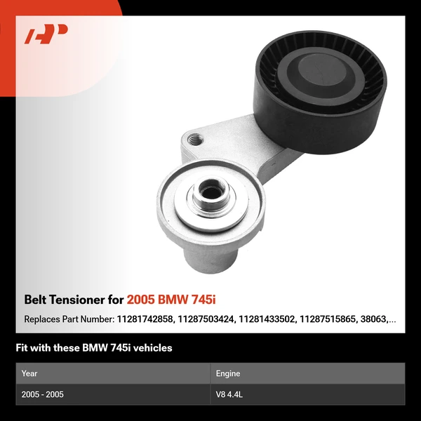 Belt Tensioner for 2005 BMW 745i
