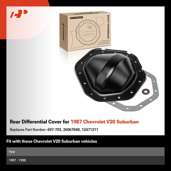 Rear Differential Cover for 1987 Chevrolet V20 Suburban